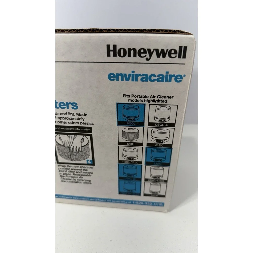 Honeywell Replacement Pre-Filter OEM 33002 for Enviracaire 62500 12520 NOS